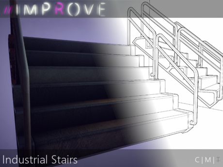 Second Life Marketplace - //IMPROVE Your Industrial Stairs